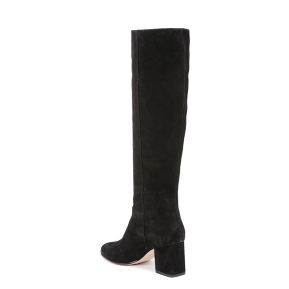 Via Spiga Mellie Black Suede Knee High Boots - Picture 2 of 7